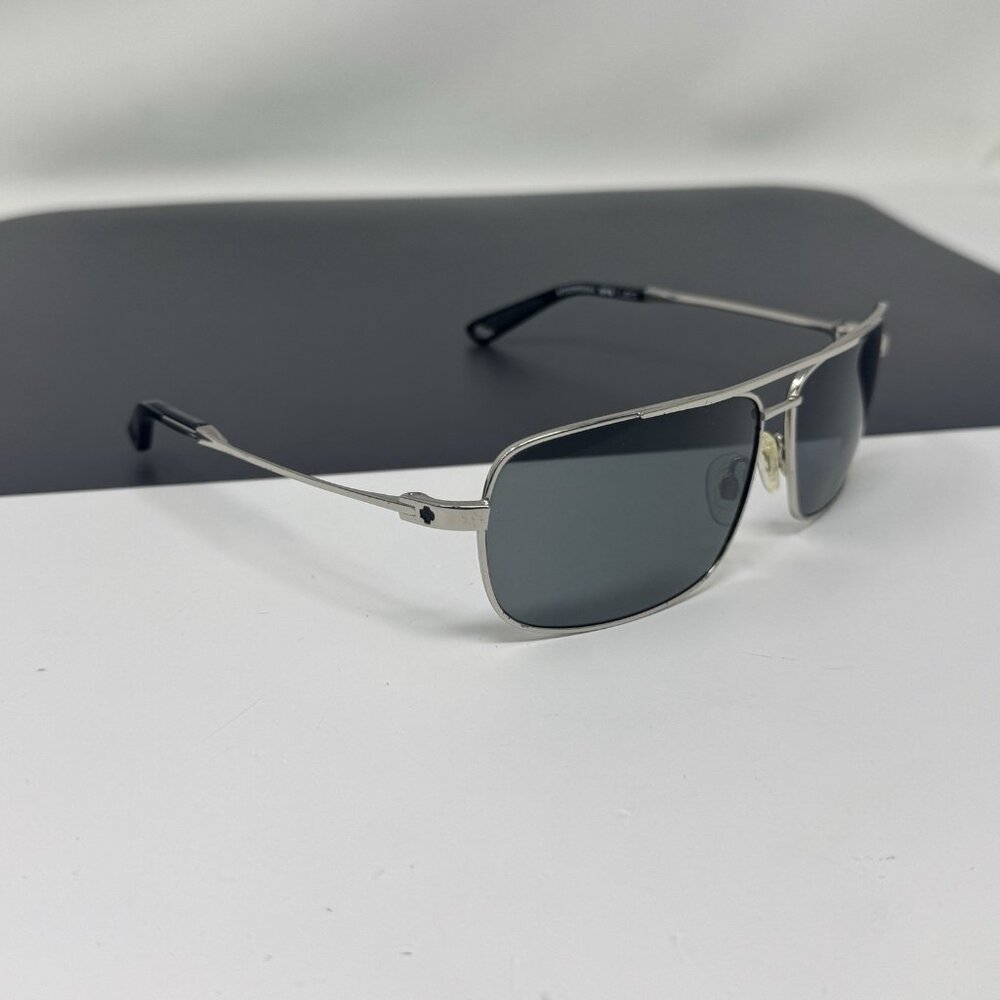 SPY Leo Silver Happy Green  Polarized Sunglasses
